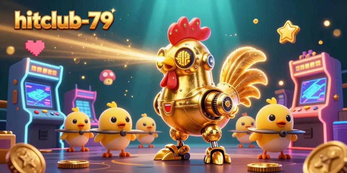 Experience thrilling gameplay with hitclub-79's engaging 3D casino scene featuring innovative characters and vibrant game elements.