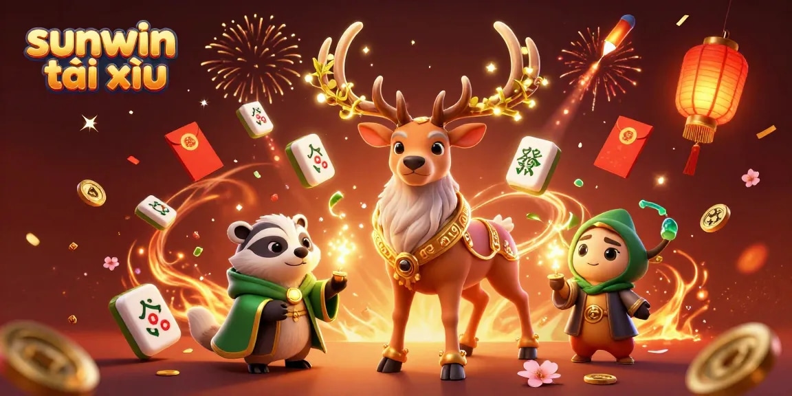Experience thrilling gameplay in sunwin tài xỉu with vibrant characters and festive elements.