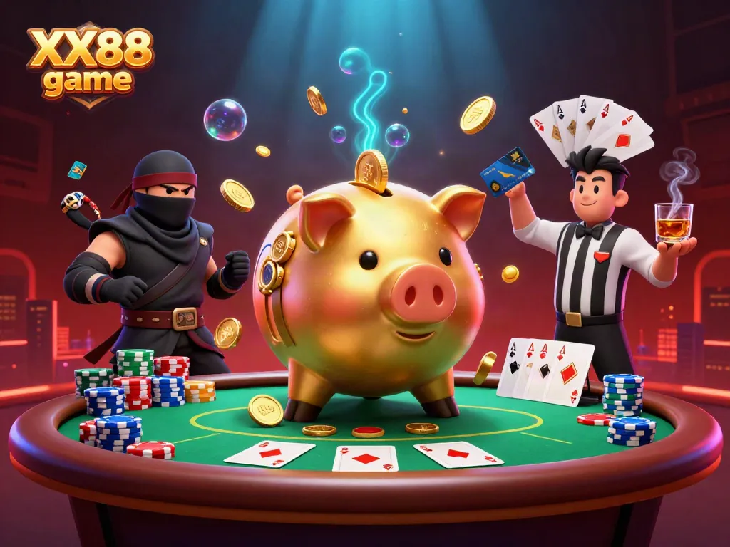Engage with the exciting XX88 game featuring dynamic casino characters and rich gaming elements.