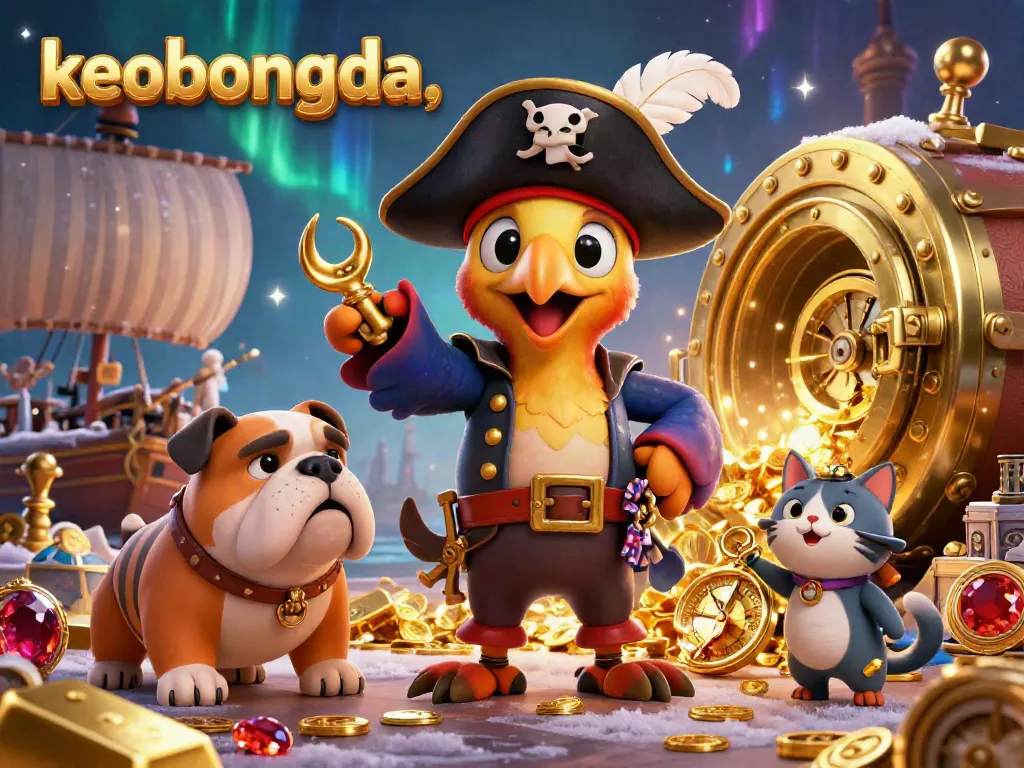 Experience the thrill of keobongda sports betting illustrated with vibrant 3D characters and dynamic elements.
