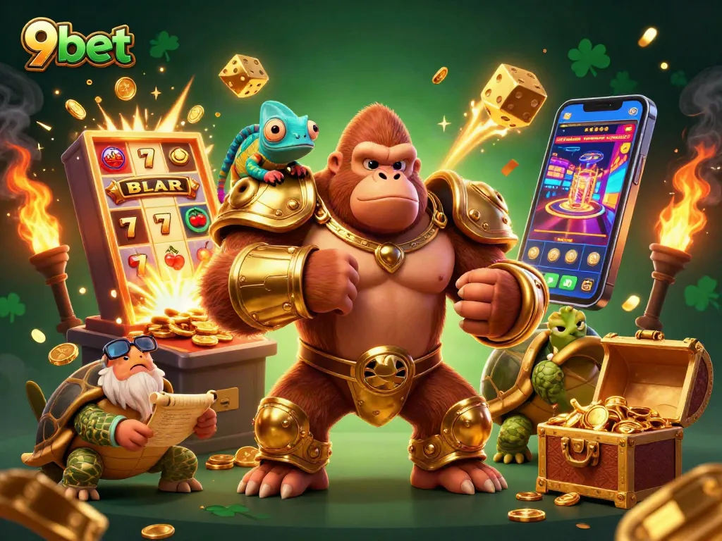 Experience thrilling wins with 9bet's vibrant casino adventure, featuring dynamic gaming elements.