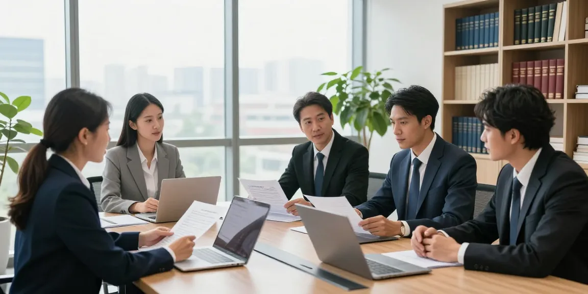 View it, attorneys collaborating in a modern office to provide expert legal guidance.