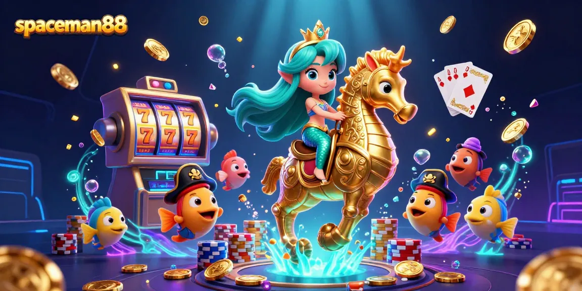Engage with spaceman88's exciting slot machines featuring vibrant colors and lucky symbols.