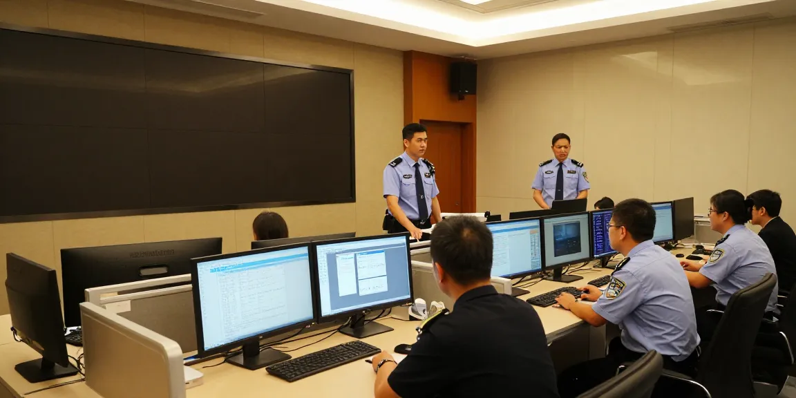 Trusted provider of security solutions in a modern control room, showcasing professional services.